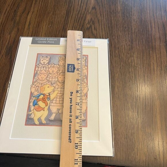 Limited Edition Finse travel Children’s books Gicle’e Print #49|150 England - Picture 4 of 5